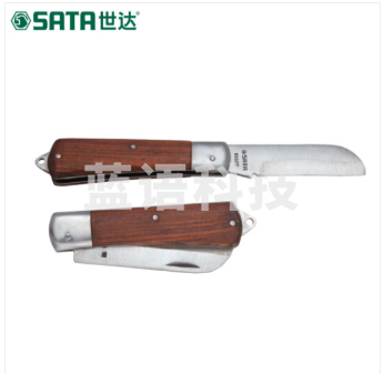 世达 03109 直刃木柄电工刀70MM