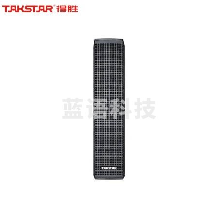得胜（TAKSTAR）ESC-034 (对) 室内挂式音响  音柱 演艺音箱 HIFI壁挂式音响 室内演艺广播背景音乐音箱 黑色