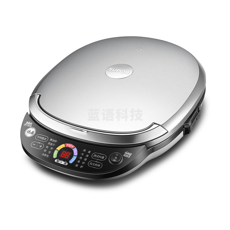 苏泊尔JD34RQ03 蒸汽电饼铛 双面加热煎烤机 可拆洗 加深加大烙饼机