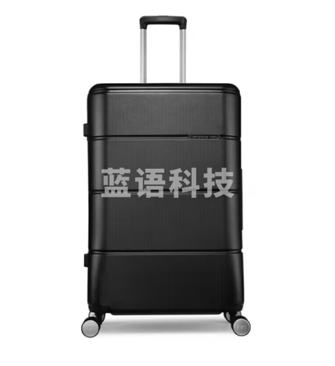 新秀丽（Samsonite）拉杆箱 横向纹理行李箱防刮抗压旅行箱登机箱TU2*09001黑色20英寸