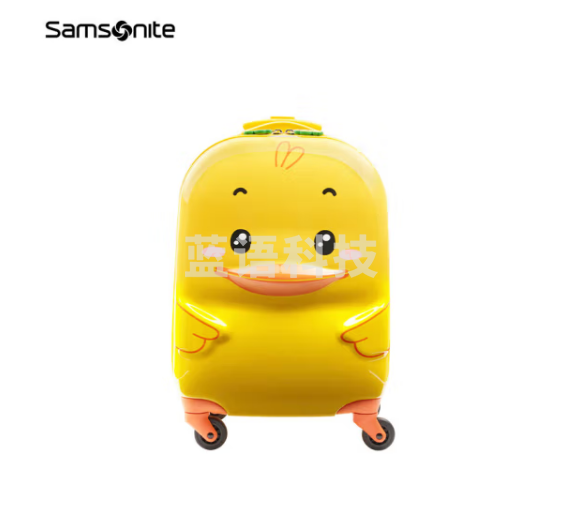 新秀丽（Samsonite）行李箱23年上新儿童旅行登机箱时尚萌趣U22*26122小黄鸭16英寸
