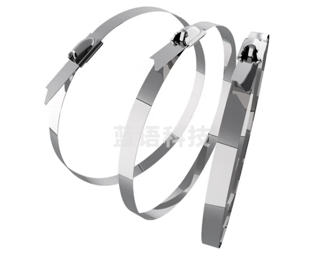 卡夫威尔 自锁式304不锈钢扎带大号小号 扎线带园林户外 耐腐蚀耐高低温捆扎固定 4.6*450mm 20支装 OT3287