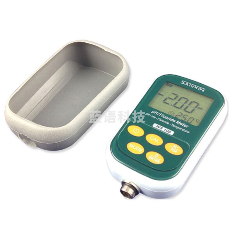 上海三信WS100pH计/ORP/MV氟离子浓度测试仪手持便携式水质分析仪定制 WS100 便携式pH/氟离子浓度计