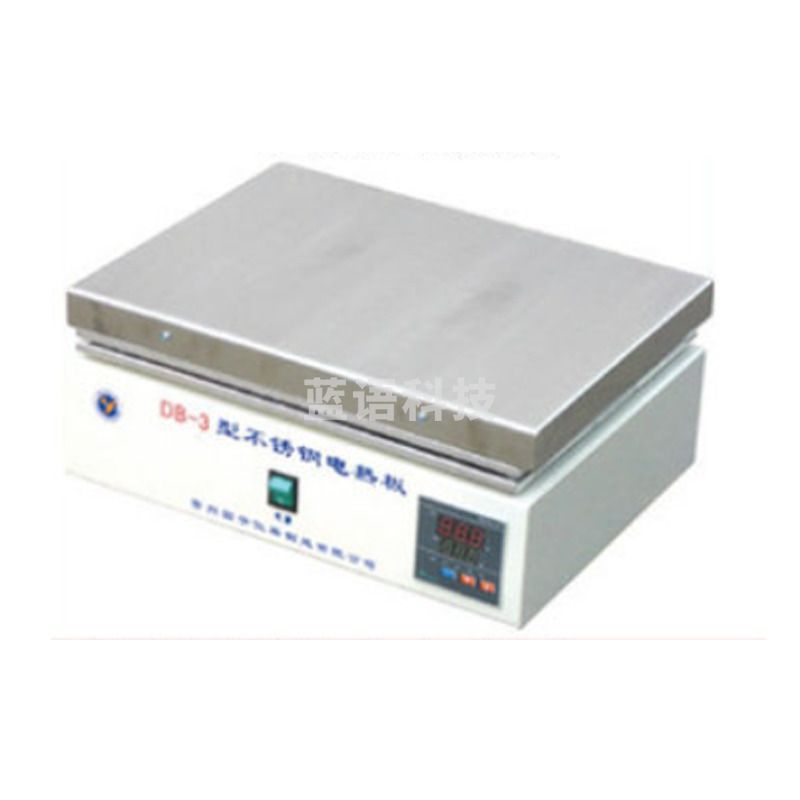 JISENPUER常州国宇仪器DB-3A 数显不锈钢电热板高温加热板300℃ DB-3A 数显不锈钢电热板