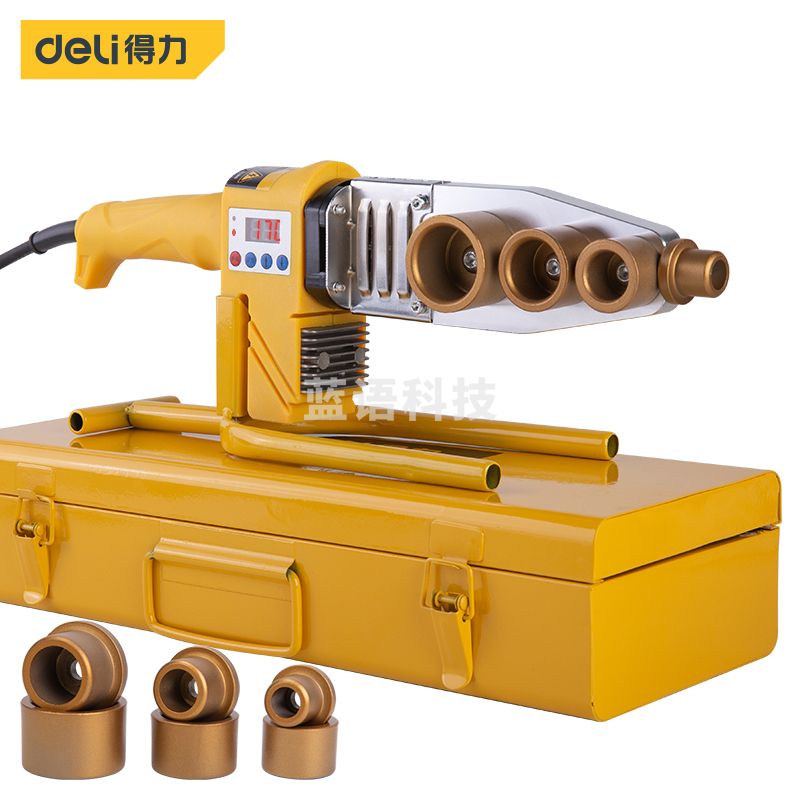 得力(deli) 电子数显可调温热熔器PPR水管热熔机800W DL397800