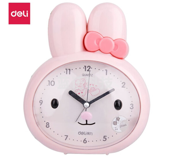 得力8803 闹钟（红）3.5寸