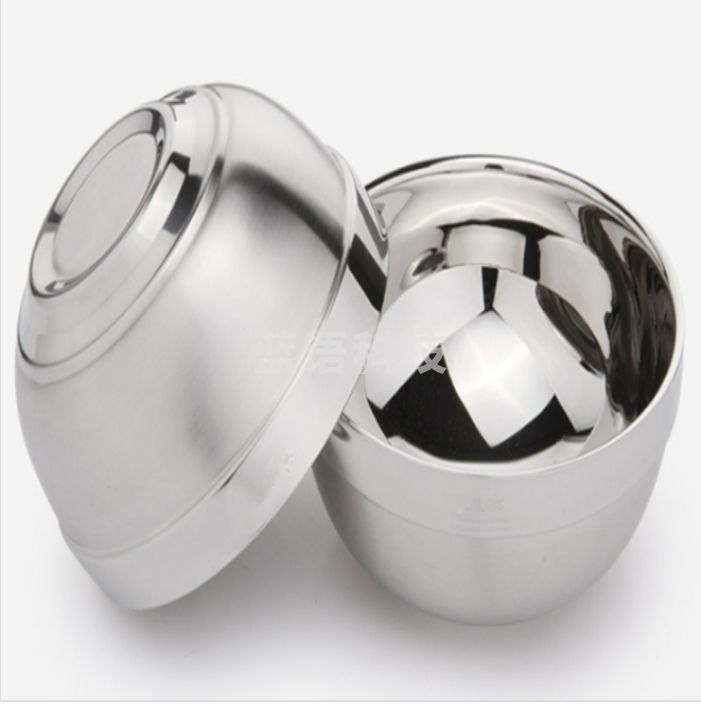 304不锈钢餐碗 13CM 白金碗