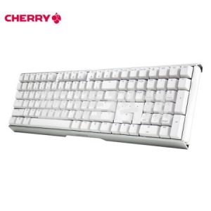 樱桃（Cherry）MX3.0S G80-3870LYAEU-0 有线键盘 无钢板正刻 白色 红轴