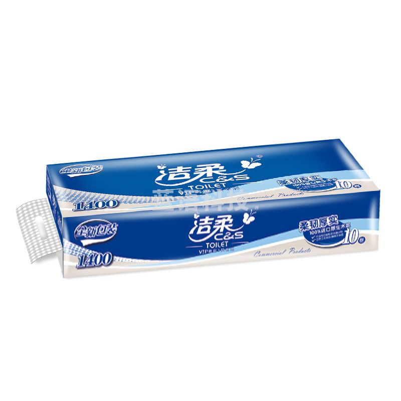 洁柔 JJ177-10A 商用3层*140克卷纸卫生纸10卷/提