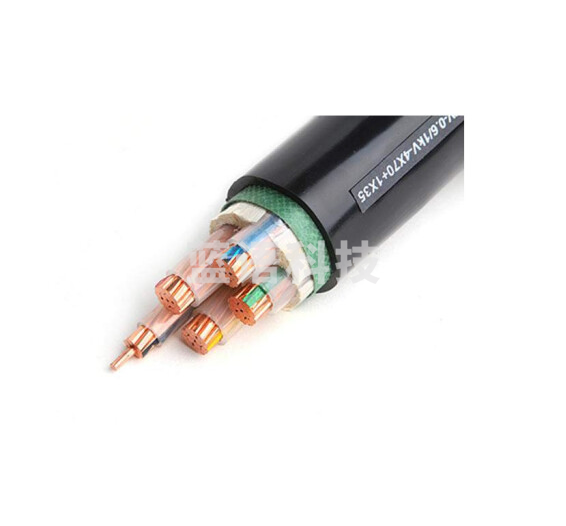 津达线缆 国标阻燃3芯+1芯YJV电力电缆 硬线 电线 电缆 津达线缆 ZCYJV3*10+1*6电力电缆1米