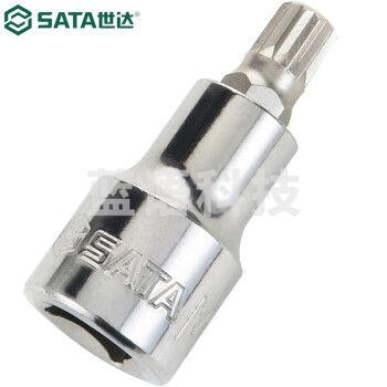 世达（SATA）24802 50MM长12角旋具套筒M6