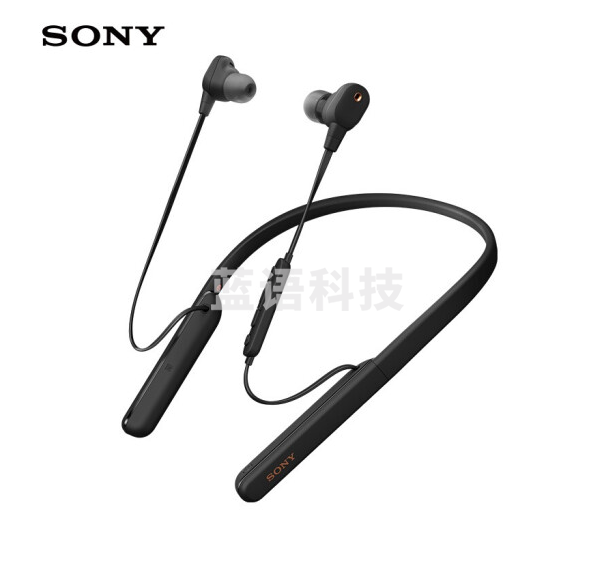 索尼WI-1000XM2 颈挂式无线蓝牙耳机 高音质降噪耳麦主动降噪 入耳式手机通话 黑色