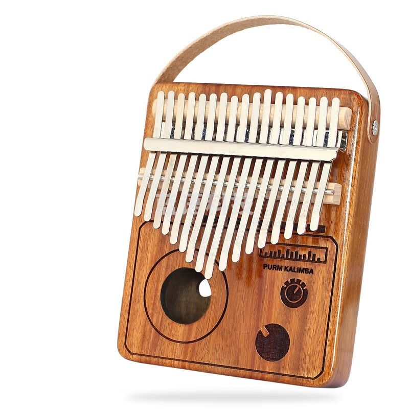 拇指琴卡林巴琴17音手指琴拇指钢琴初学者母指琴姆指琴乐器 21音 相思木-收音机