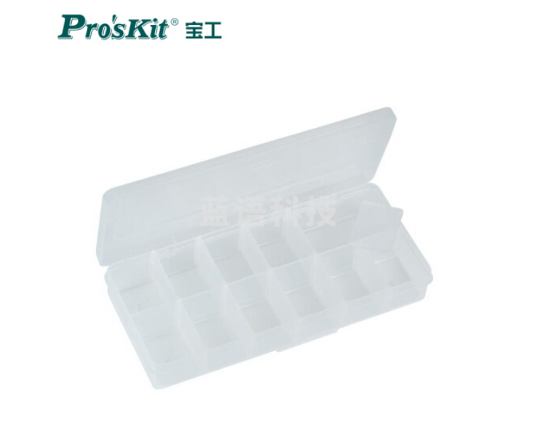宝工203-132F 12格活动耐摔零件盒 PP材质零件盒