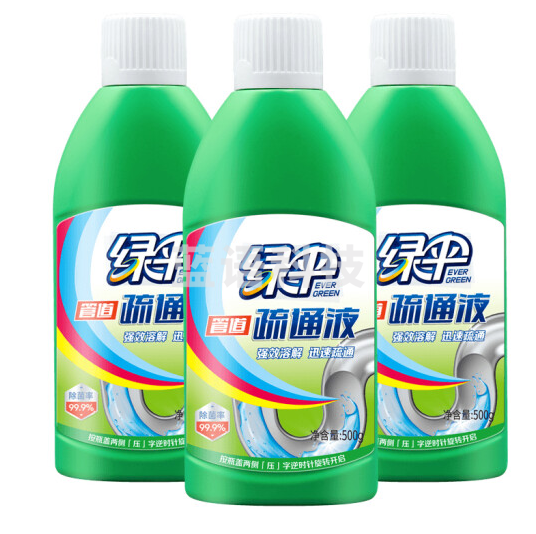 绿伞 管道疏通剂 500g*3瓶