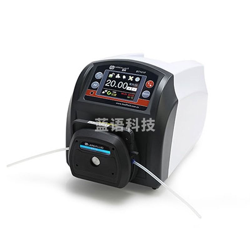 JISENPUERBT101F实验分配型智能蠕动泵恒流泵0.00011～720毫升/分 BT101F+DG6-1泵头