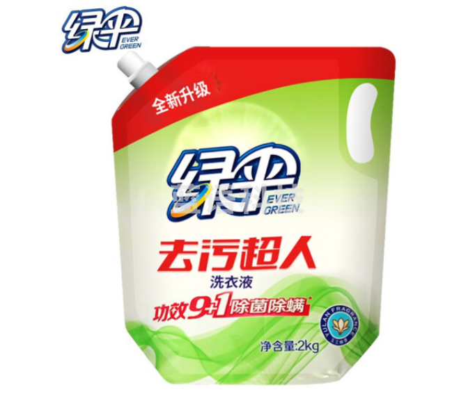 绿伞 去污超人除菌除螨洗衣液 玉兰幽香2kg