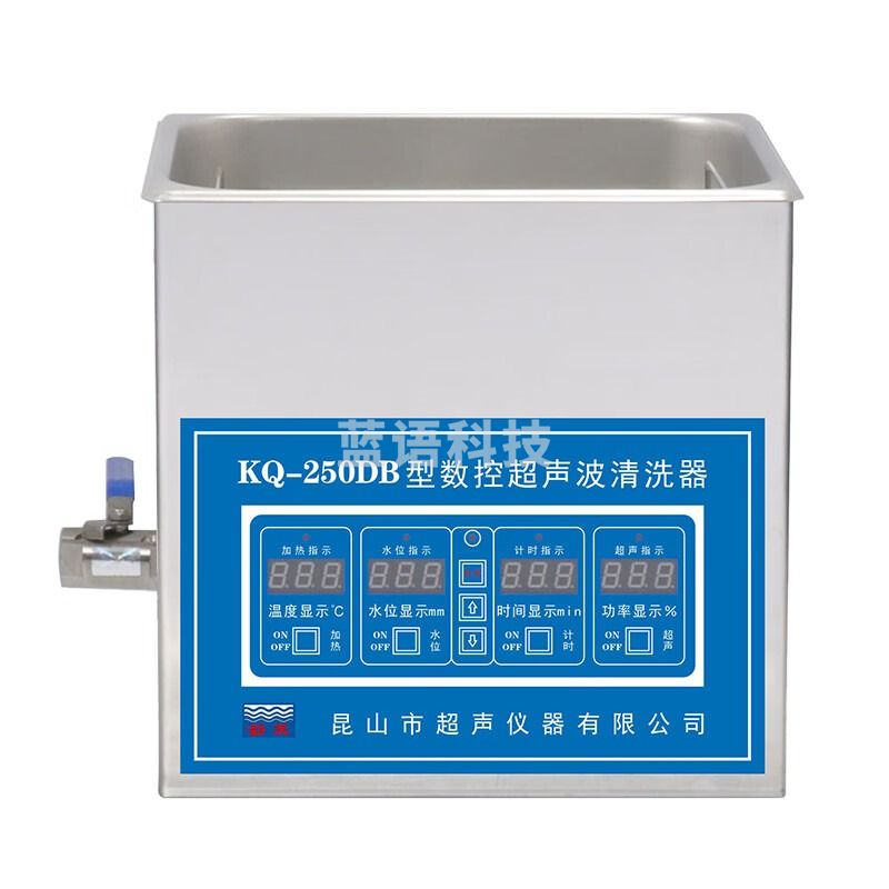JISENPUER昆山舒美KQ-250DADB台式数控超声波清洗器10L清洗机油污清洗器 KQ-250DA(10升)