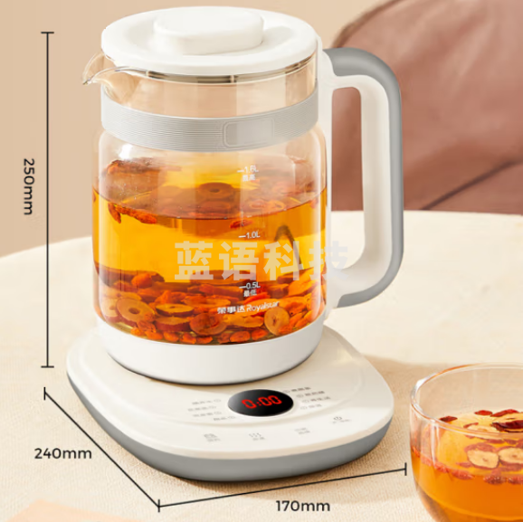 荣事达（Royalstar）养生壶炖煮壶煮茶器热水壶花茶壶电水壶智能保温恒温多功能家用养生壶带炖盅YSH1785(D)