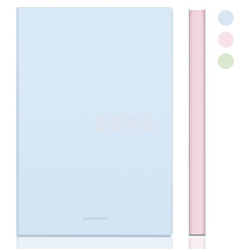 得力(deli) 22283软面贴芯皮面本-A5-210mm*143mm/96张(浅蓝)