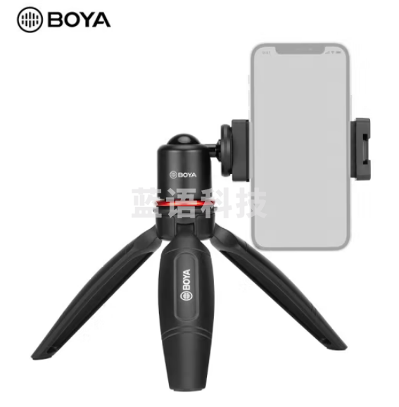 博雅BY-VG180 麦克风支架 视频拍摄手持支架 单反运动相机录制两用桌面支架