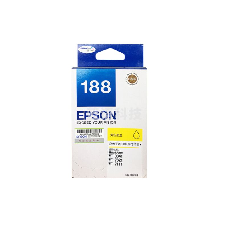 爱普生 EPSON 墨盒 T1884 (黄色) (适用 WF-7728 / WF-7218/WF-3641/WF-7111/WF-7621)