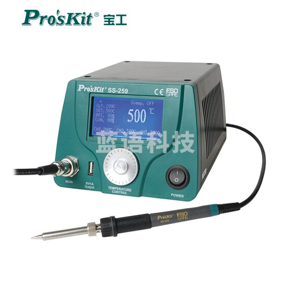 宝工SS-259H LCD 智能型温控焊台(90W)