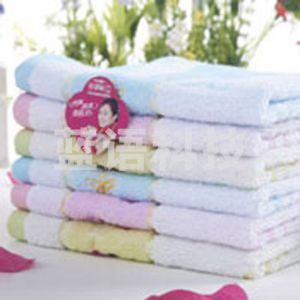 洁丽雅 6503纯棉方巾