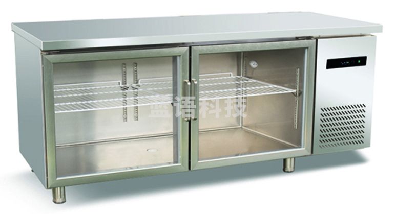 津御商厨 平台玻璃冷藏柜1800*800*800工作台商用双开门保鲜柜不锈钢冰柜冷藏柜沙拉保鲜