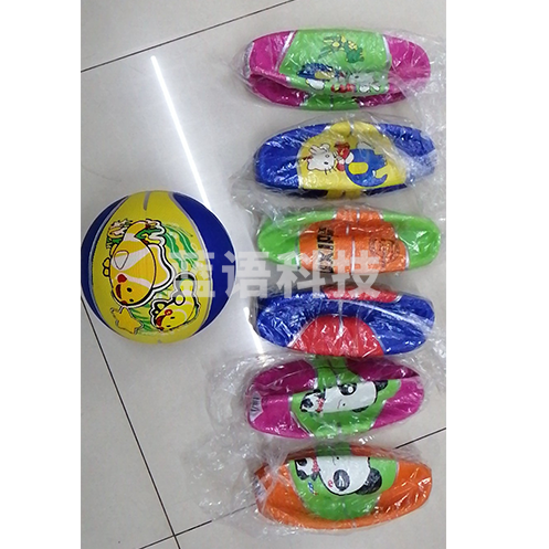 儿童蓝球玩具球小皮球孩拍拍球幼儿园专用篮球无毒3号 周长56cm（图案随机）