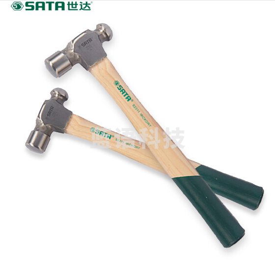 世达SATA木柄圆头锤钉锤榔头92312安装锤1磅
