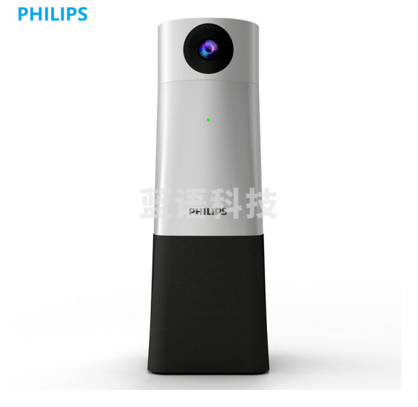 飞利浦PSE0550 视频会议摄像头 4K高清AI声源定位麦克风扬声器一体机