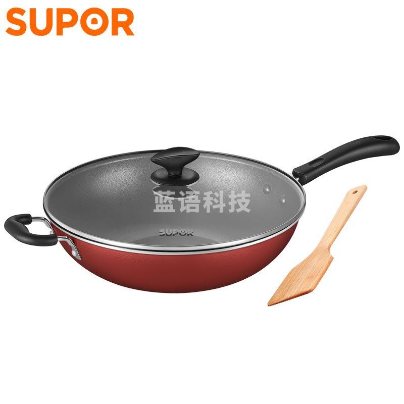 苏泊尔NC34F4 炫彩易洁不粘炒锅 磁通 34cm
