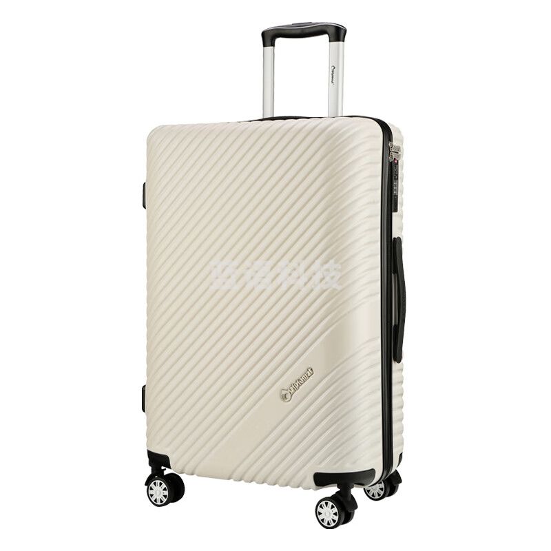 Diplomat外交官 行李箱24英寸大容量拉杆箱子男密码云朵旅行箱女TC-23253白