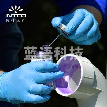 英科 丁晴 手套 一次性 防护手套 S/M 100只/盒.