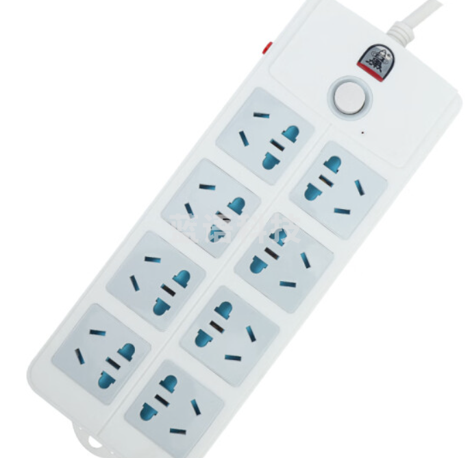 子弹头 TS-025-84 1.8M 8位 新国标总控开关电源插座(单位：个)