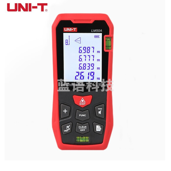 优利德（UNI-T）激光测距仪  高精度手持式红外线测量仪  LM50A（50米） 干电池款