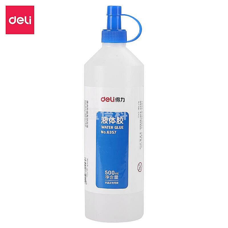 得力(deli)6357液体胶500ml/瓶(单位：瓶）透明