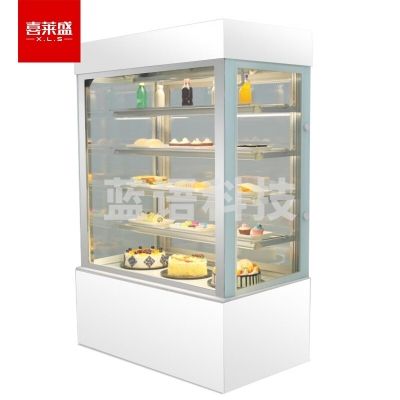 喜莱盛 1.8米高 蛋糕展示柜商用冷藏玻璃落地蛋糕柜 水果寿司保鲜熟食柜后开门