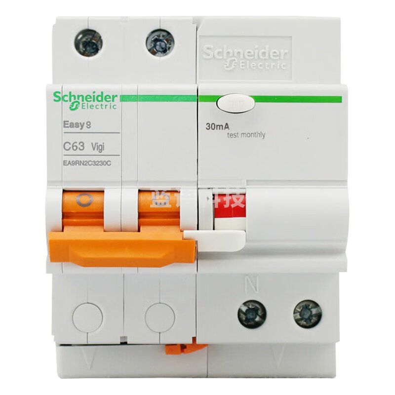 施耐德 空开漏电保护开关EA9系列（A型）家用2P断路器带漏电保护总闸开关 【新款A型】2P 32A带漏电保护器