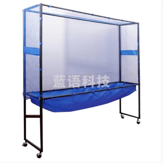 迈高登 乒乓球接球网落地式收球网集球器多球架捡球发球机移动式集球网 全包集球网【稳定型】