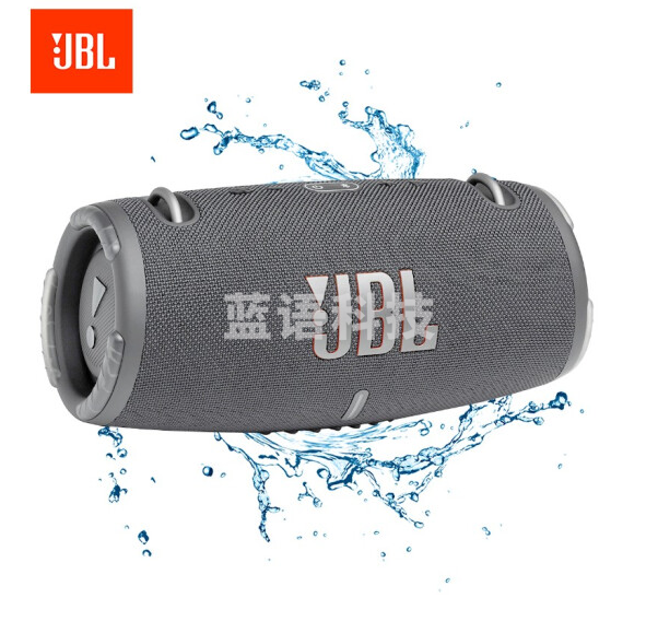JBL XTREME3 音乐战鼓三代 便携式蓝牙音箱 户外音箱 电脑音响 低音炮 四扬声器系统 IP67级防尘防水 灰色
