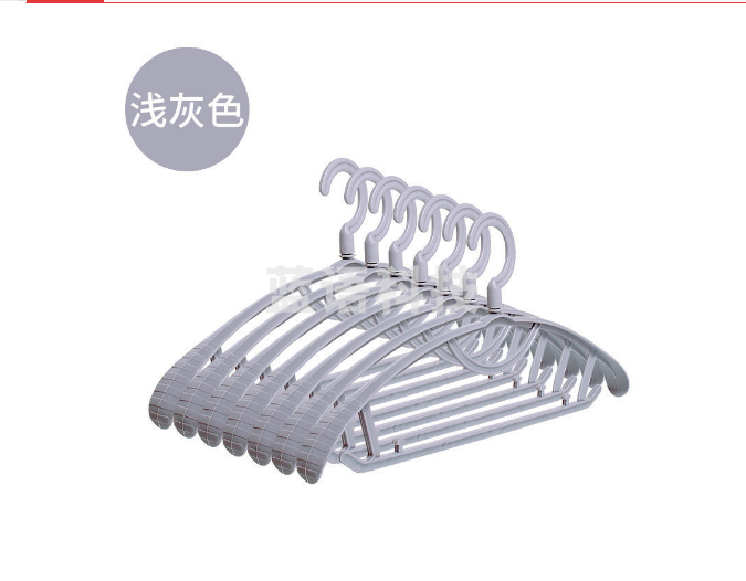 妙馨思宽肩衣架成人衣领衣服架子撑子衣挂架衣撑晾衣架子挂衣架无痕防滑塑料儿童衣柜衣架挂钩洗衣架大号裤架 10个装