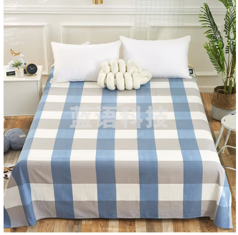 雅鹿床单 加厚老粗布200*230cm 可机洗被单