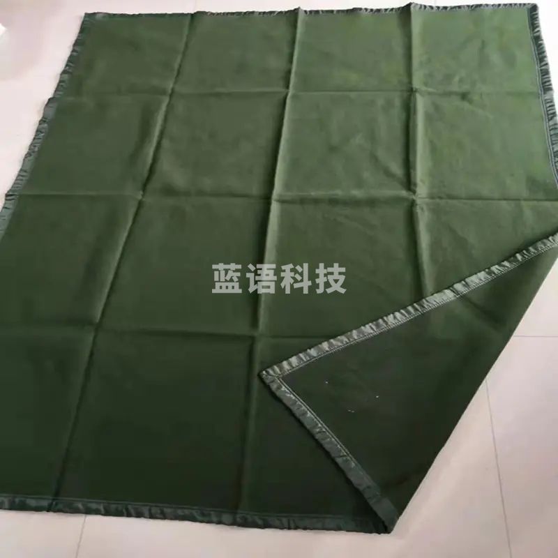 军绿毛毯 野营救灾公用被子墨绿色军绿09毛毯空调毯批发 06草绿 150*200