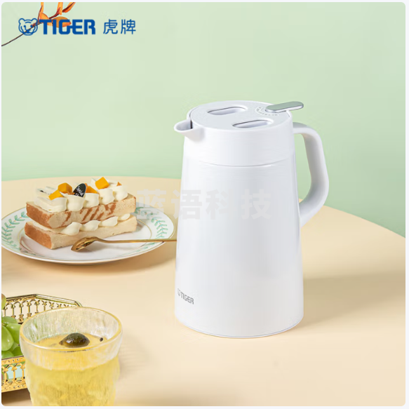 虎牌(TIGER)保温壶 304不锈钢时尚简约保温壶PWO-A12C-W 白色1.2L