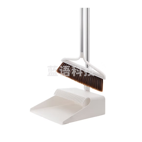 妙洁 梳齿型扫帚簸箕套装 扫地扫头发 扫帚畚箕组合两件套M&C30746