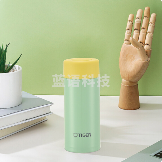 虎牌(TIGER)迷你保温杯可爱少女心小巧简约口袋杯MOA-A12C-GY柠檬苏打-120ml