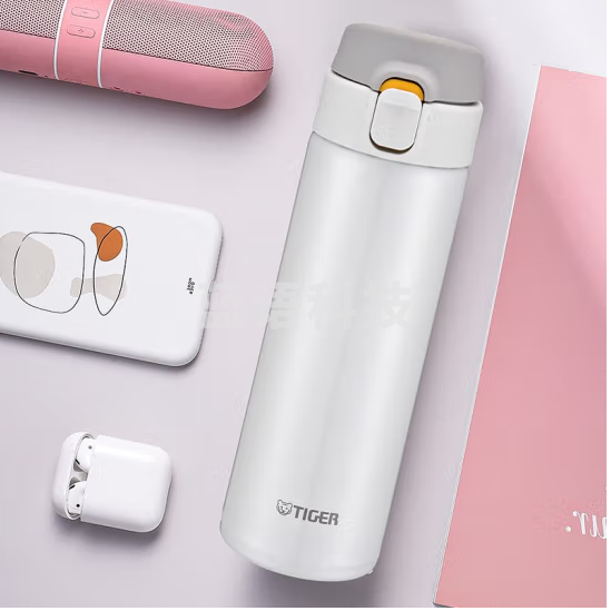 虎牌 Tiger 轻量型一键开启直饮杯MMY-A48C-WP白色480ml