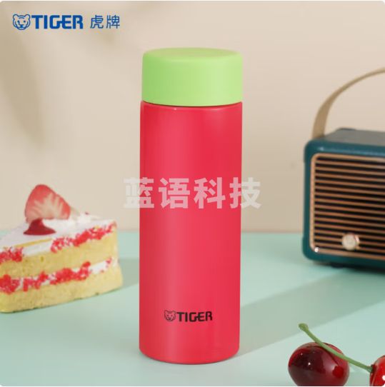 虎牌(TIGER)迷你保温杯可爱少女心小巧便携水杯MOA-A15C-ML西瓜红-150ml